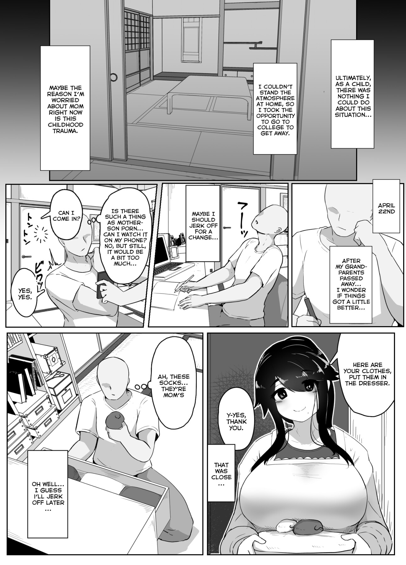 Hentai Manga Comic-Good Night, Mom I-Read-30